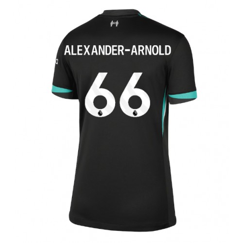 Fotballdrakt Dame Liverpool Alexander-Arnold #66 Bortedrakt 2024-25 Kortermet